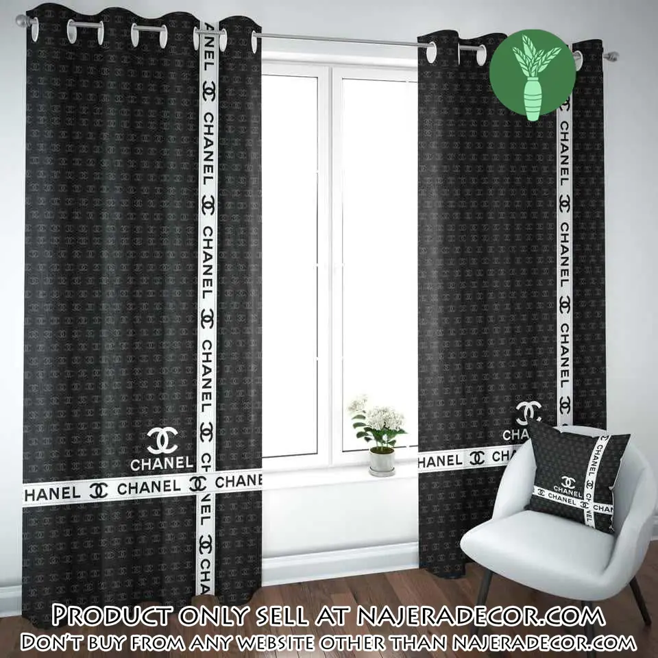 Chanel fashion premium window curtains hot  set wc105 njr3142325